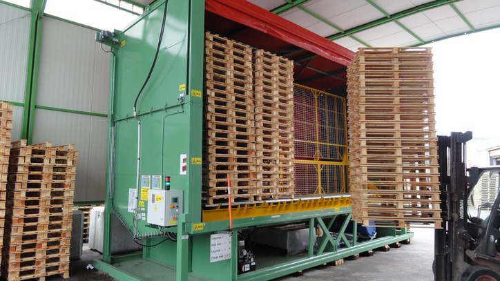 L976-BE-CABINE D'ASPERSION PALETTES BAB SUR SITE - 63