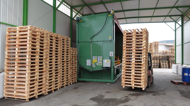 L976-BE-CABINE D'ASPERSION PALETTES BAB SUR SITE - 69