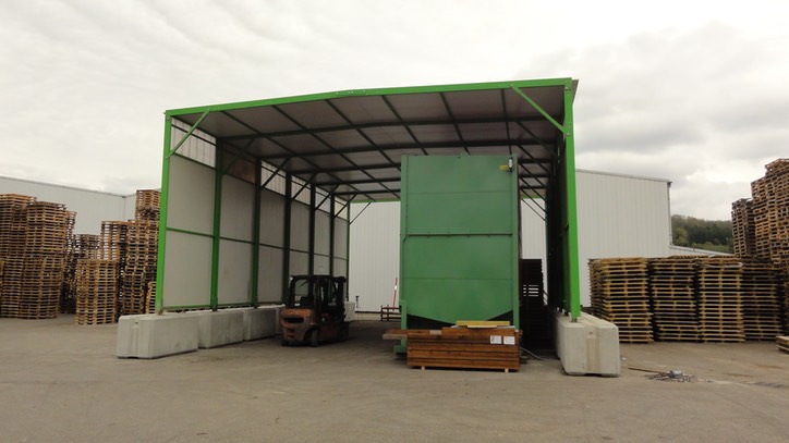 L976-BE-CABINE D'ASPERSION PALETTES BAB SUR SITE - 73