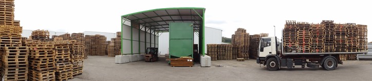 L976-BE-CABINE D'ASPERSION PALETTES BAB SUR SITE - 75