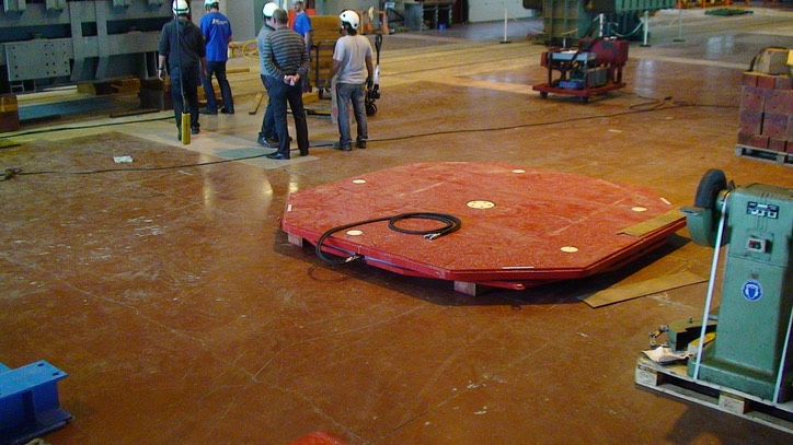 L1053-A PLAQUE ROTATIVE GROUPE CAYON SUR SITE - 18