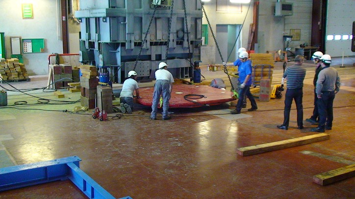 L1053-A PLAQUE ROTATIVE GROUPE CAYON SUR SITE - 39