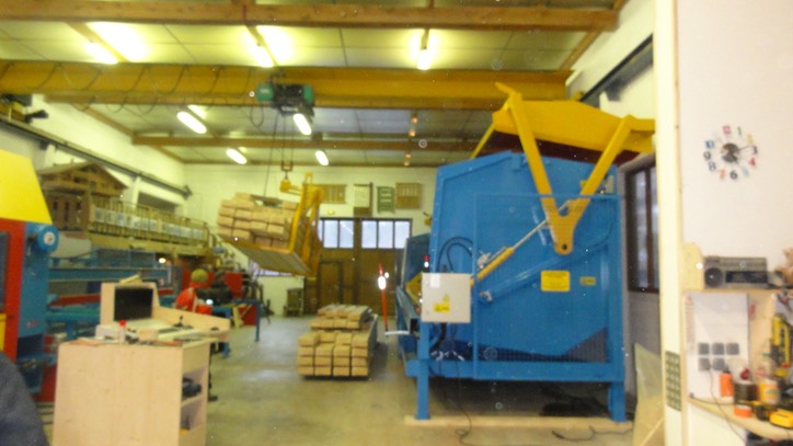 cabine d’aspersion A2C pour le traitement des charges de bois