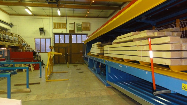 cabine d’aspersion A2C pour le traitement des charges de bois