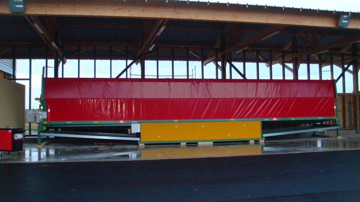 cabine d’aspersion A2C pour le traitement des charges de bois