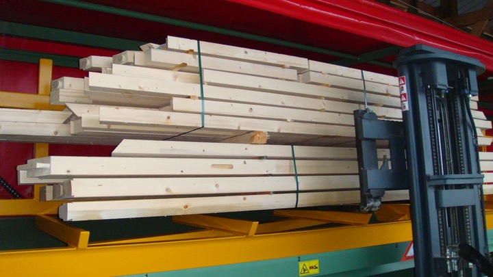 cabine d’aspersion A2C pour le traitement des charges de bois