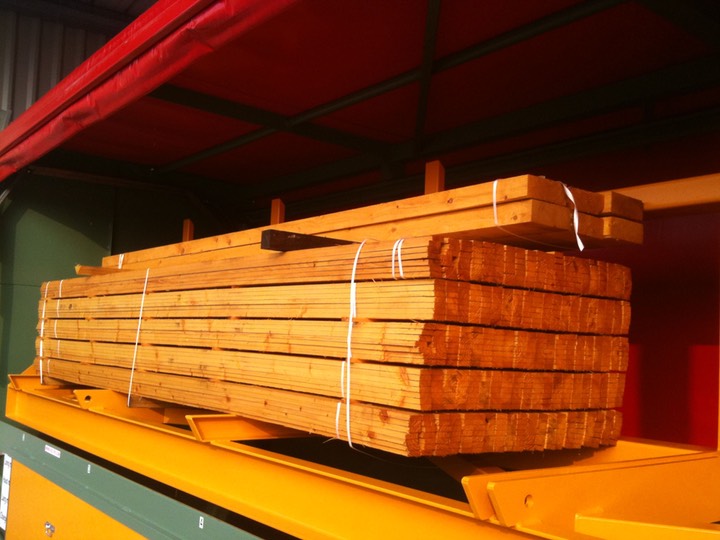 cabine d’aspersion A2C pour le traitement des charges de bois