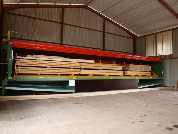 cabine d’aspersion A2C pour le traitement des charges de bois