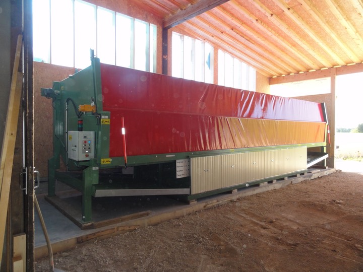 cabine d’aspersion A2C pour le traitement des charges de bois