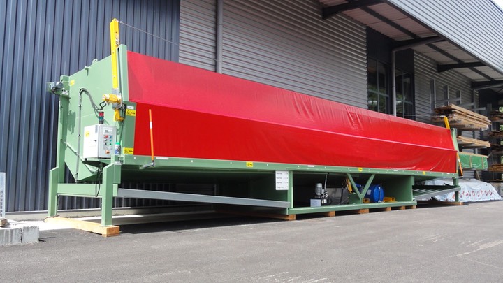 cabine d’aspersion A2C pour le traitement des charges de bois