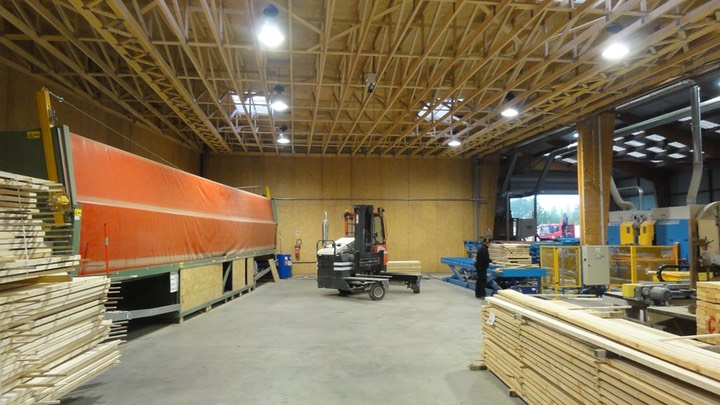 cabine d’aspersion A2C pour le traitement des charges de bois