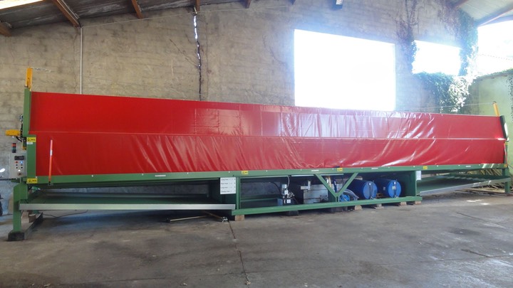 cabine d’aspersion A2C pour le traitement des charges de bois