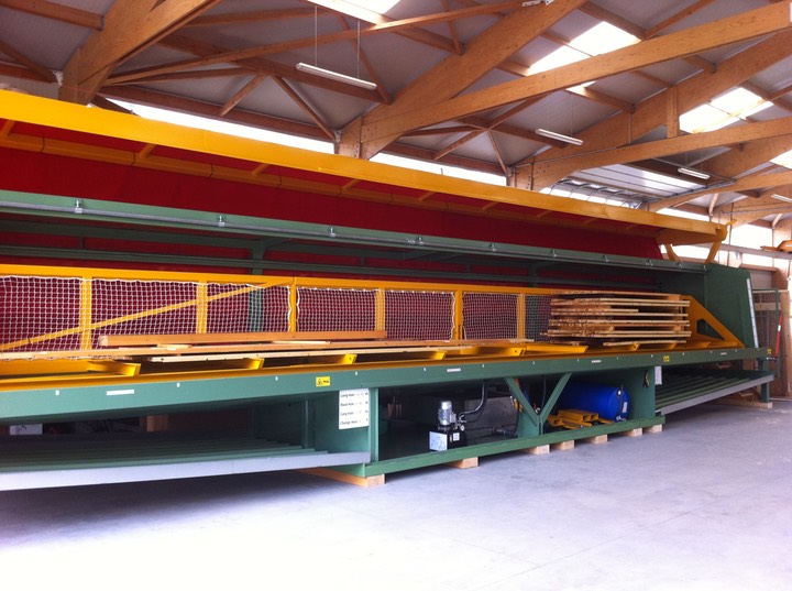 cabine d’aspersion A2C pour le traitement des charges de bois