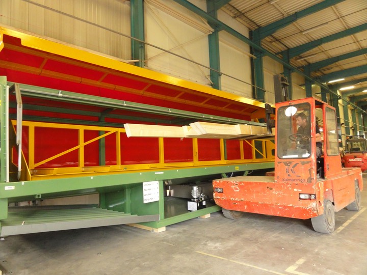 cabine d’aspersion A2C pour le traitement des charges de bois